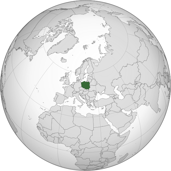 ポーランド共和国の位置