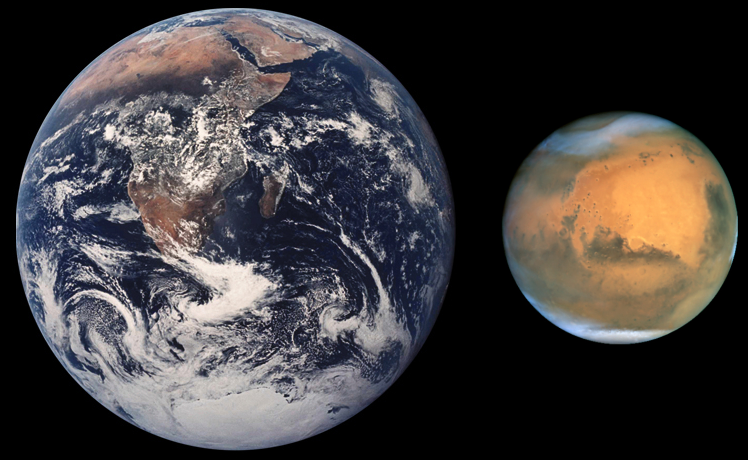 地球と火星
